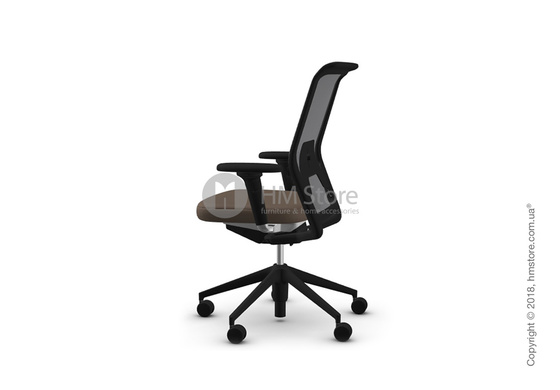 Кресло Vitra ID Mesh Dim Grey, Plano Coffee