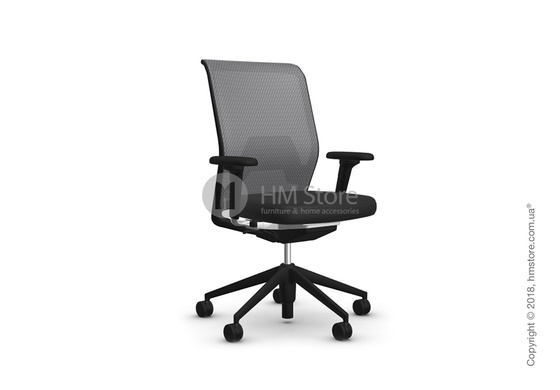 Кресло Vitra ID Mesh Dim Grey, Plano Nero