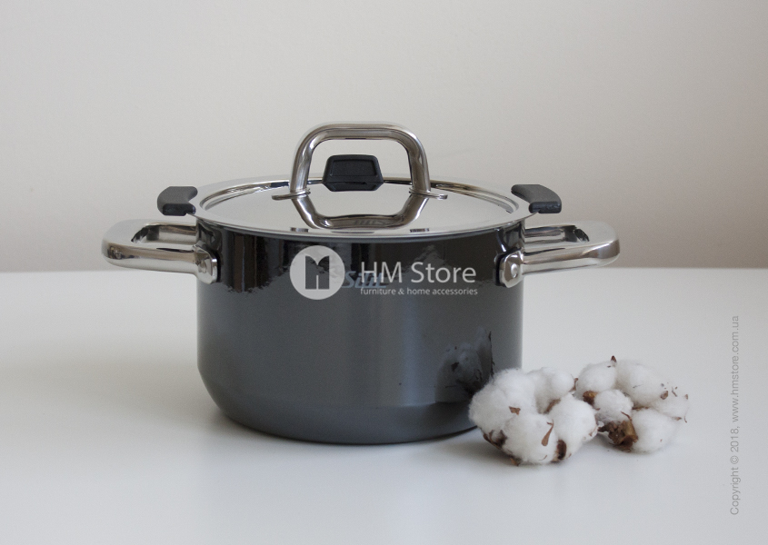 Черная кастрюля Silit Nature Black 2 л