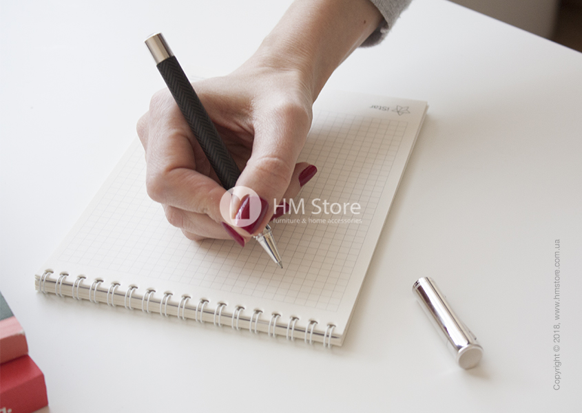 Ручка с рисунком в елочку на корпусе Graf von Faber-Castell Guilloche Ciselé