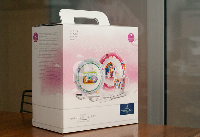 Упаковка набора детской посуды Villeroy & Boch коллекция Lily in Magicland