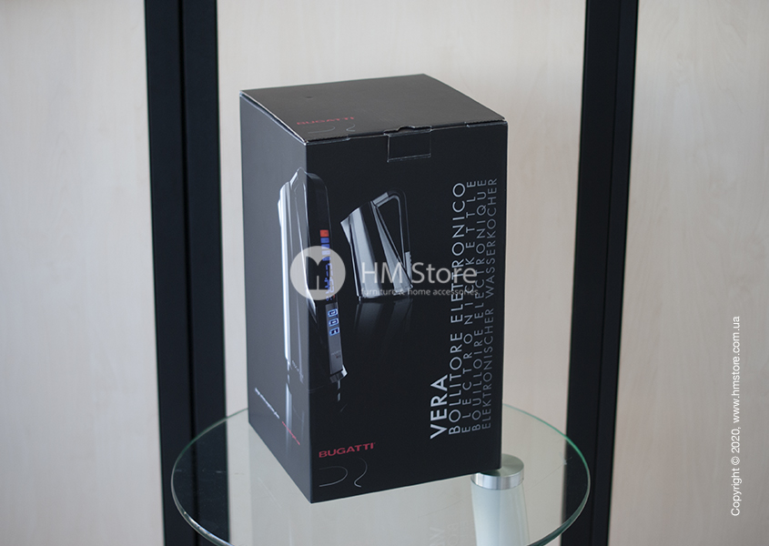 Распаковка чайника Bugatti Individual VERA Leather, Black