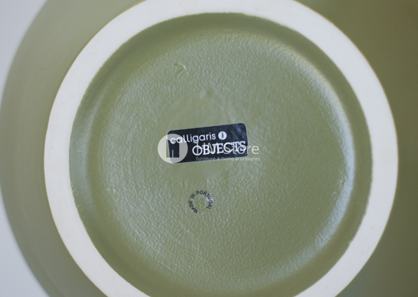 Маркировка на обратной стороне вазы