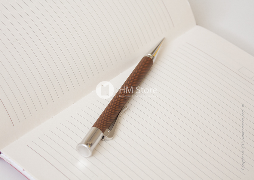 Роскошный карандаш Graf von Faber-Castell серия Guilloche, коллекция Cognac, Guilloche Engraving