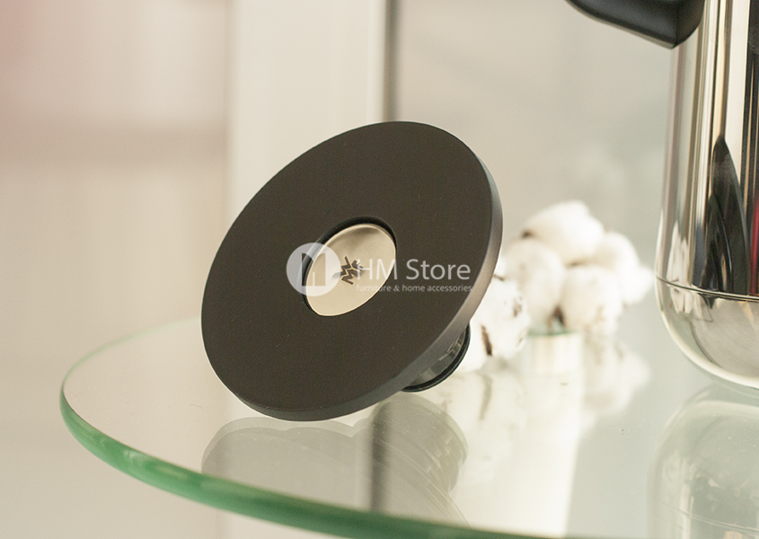 Пластиковая крышка с кнопкой из нержавеющей стали