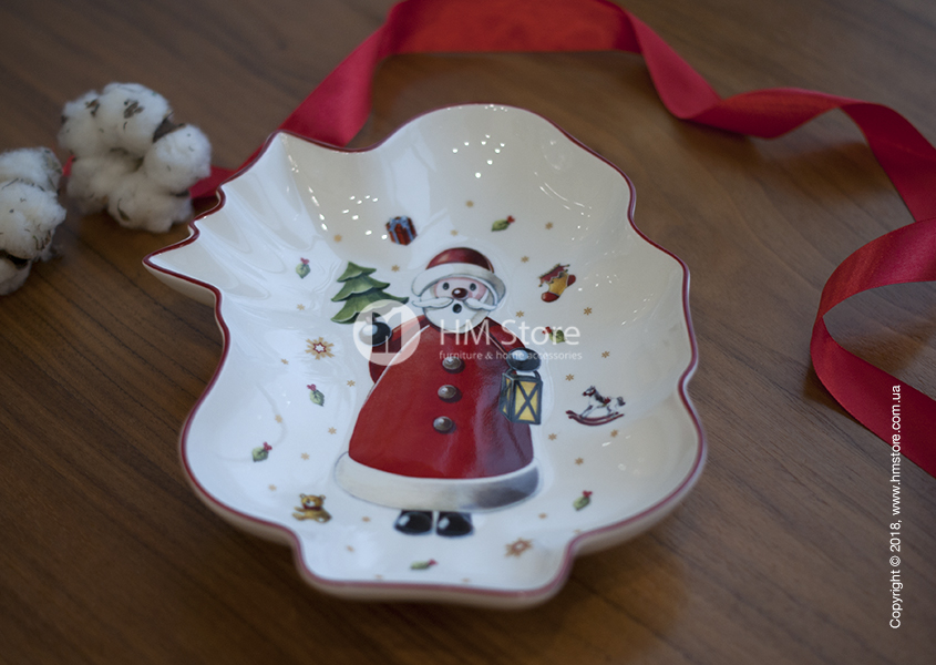 Блюдо для подачи Villeroy & Boch коллекция Toy’s Delight, 24х19,5 см, Santa