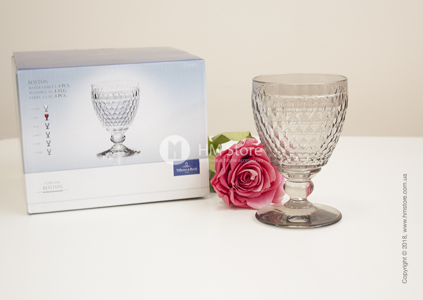 Бокал дымчатого оттенка Villeroy & Boch коллекция Boston 400 мл, Smoke