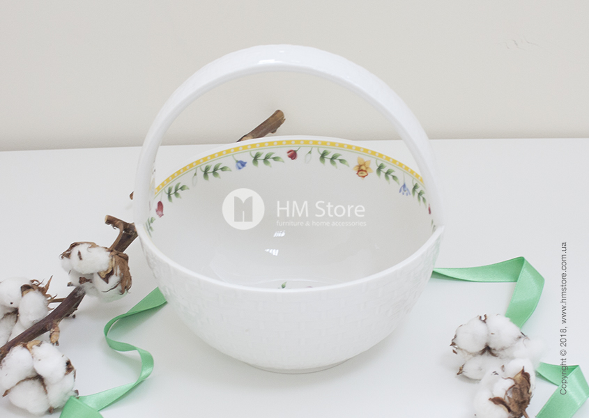 Корзинка для подачи из фарфора Villeroy & Boch коллекция Spring Fantasy