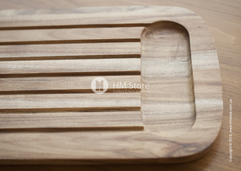 Канавки и углубление для стекания жидкости