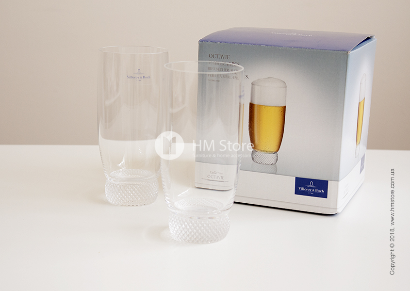 Пивные стаканы Villeroy & Boch коллекция Octavie 390 мл
