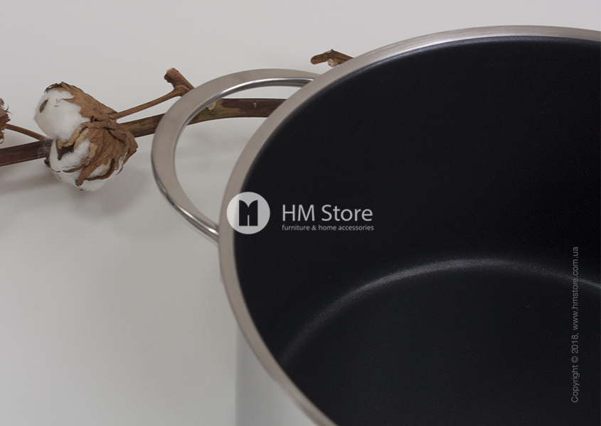 Внутреннее покрытие и ручка кастрюли