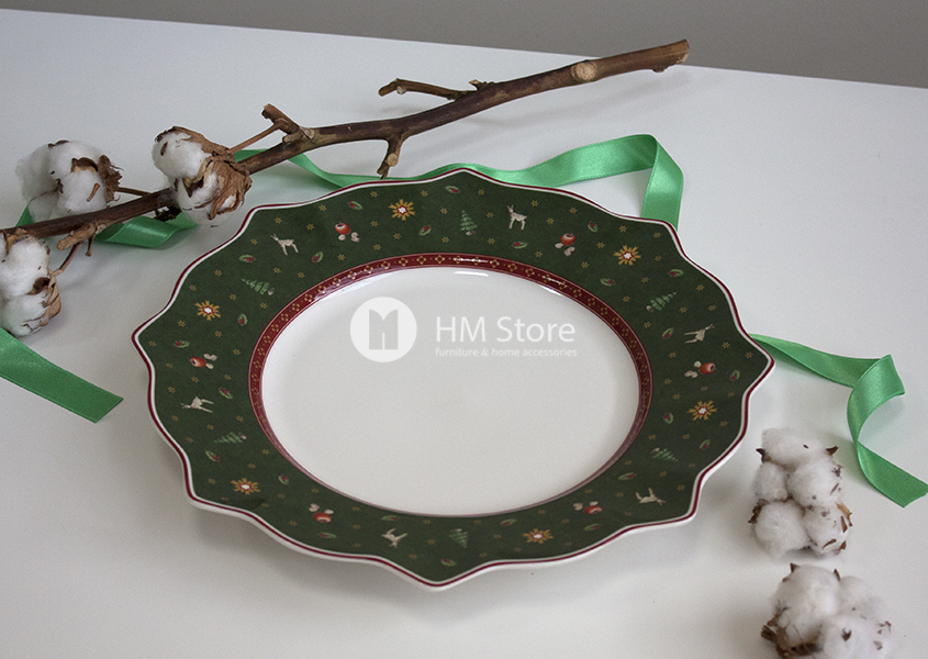 Рождественская тарелка Villeroy & Boch коллекция Toy’s Delight