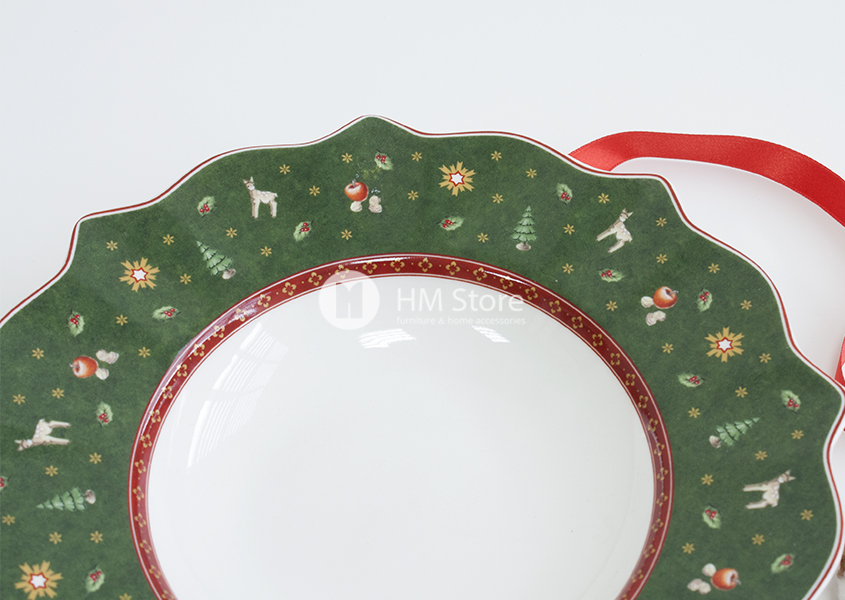 Декор новогодней тарелки
