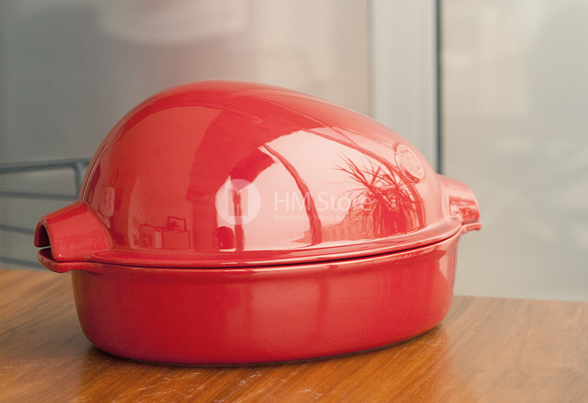 Форма для запекания курицы с крышкой от «Emile Henry»