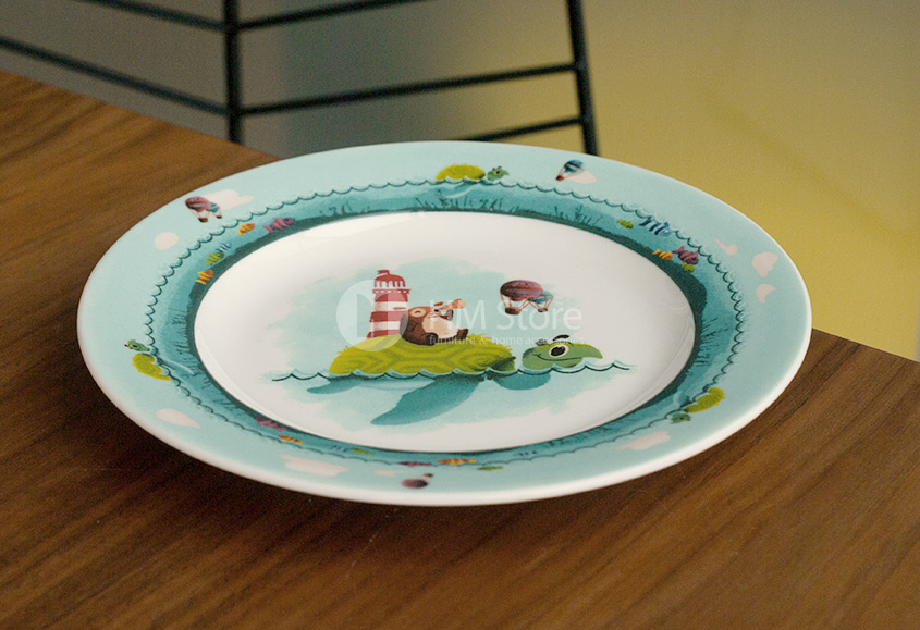 Мелкая тарелка Chewy around the world