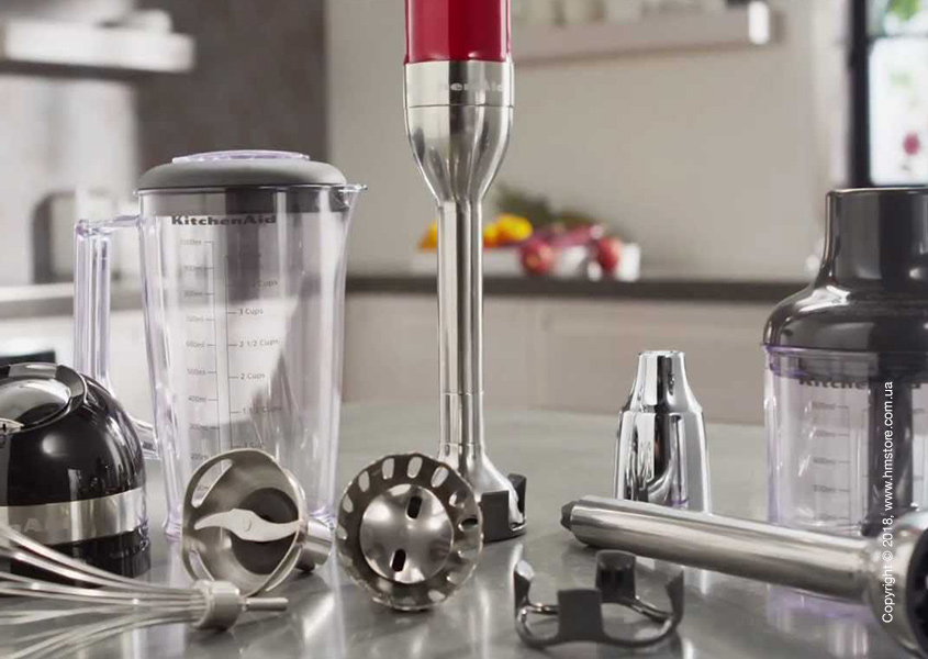 Беспроводной блендер KitchenAid Pro Line® Series 5-Speed Cordless Hand Blender, Candy Apple Red PN: 5KHB3581ECA