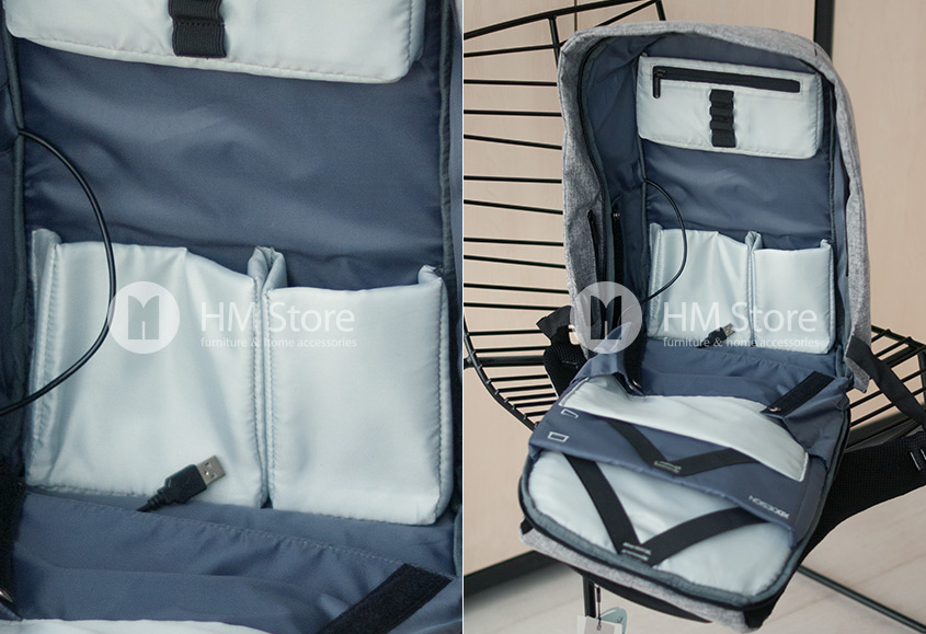 Рюкзак XD Design Bobby внутри