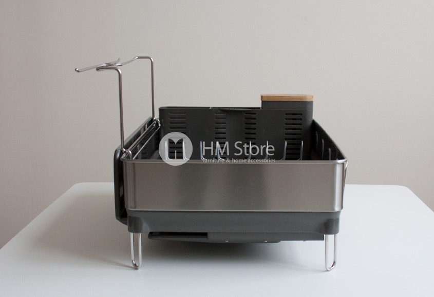 Вид сбоку Simplehuman Steel Frame Dishrack
