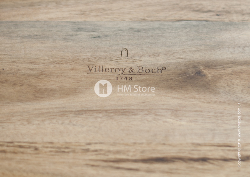 Гравировка бренда Villeroy & Boch с обратной стороны