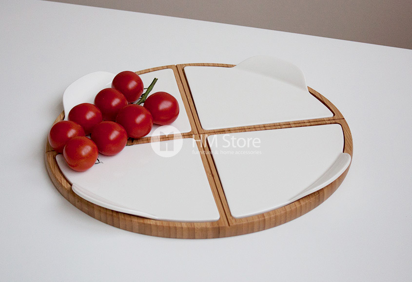 Стильное блюдо для подачи пиццы от Villeroy & Boch