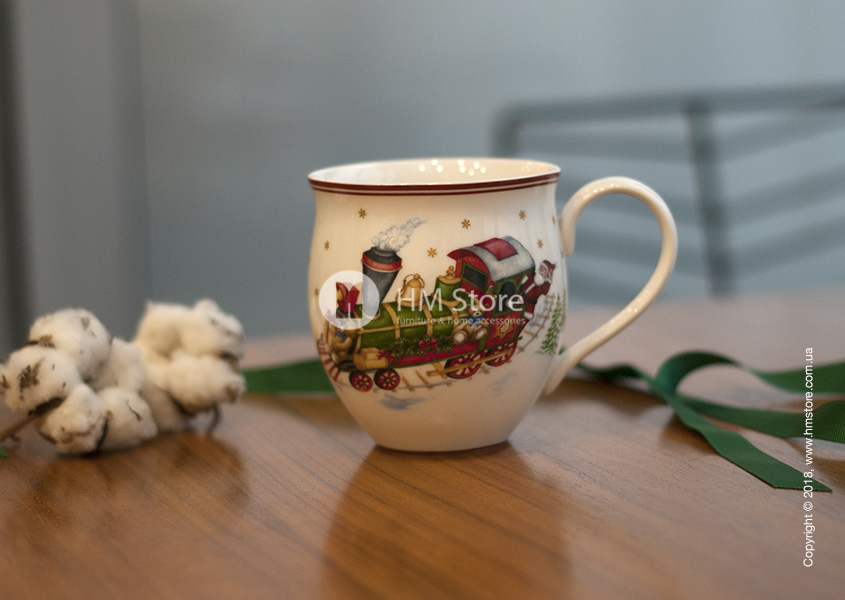 Красочная чашка Villeroy & Boch коллекция Toy’s Delight, 440 мл, North Pole Express