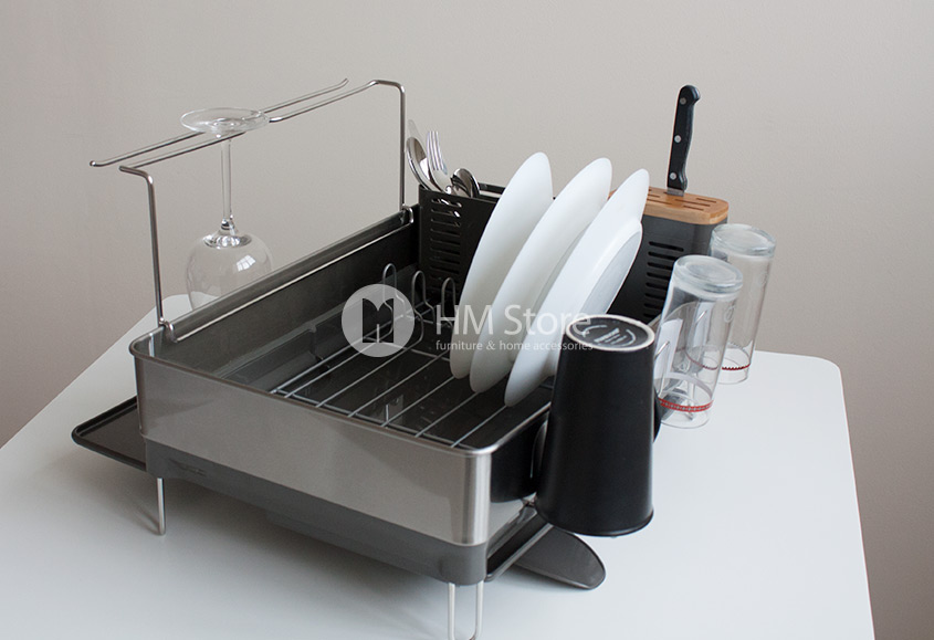 Сушка для посуды Simplehuman Steel Frame Dishrack
