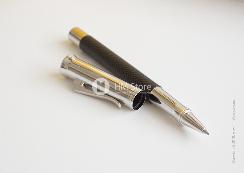Ручка-роллер Graf von Faber-Castell серия Guilloche, коллекция Ciselé, Brown
